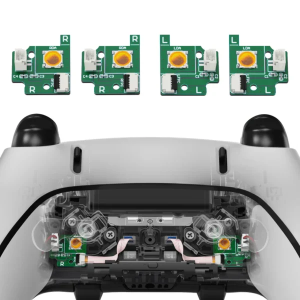 eXtremeRate Back Paddles Replacement Switch Board Kit for PS5 Edge Controller, Custom Redesigned LB RB Buttons Enhancement Repair Parts - Without Back Buttons - Image 2