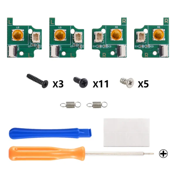 eXtremeRate Back Paddles Replacement Switch Board Kit for PS5 Edge Controller, Custom Redesigned LB RB Buttons Enhancement Repair Parts - Without Back Buttons - Image 3