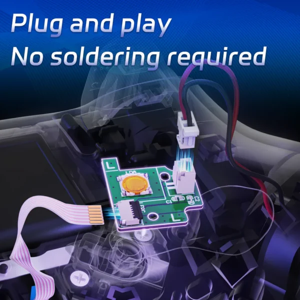 eXtremeRate Back Paddles Replacement Switch Board Kit for PS5 Edge Controller, Custom Redesigned LB RB Buttons Enhancement Repair Parts - Without Back Buttons - Image 6